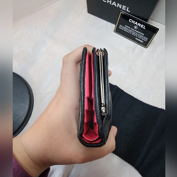 Chanel Full Inclusion Cambon Compact Bifold Wallet, EUC - Picture 14 of 16